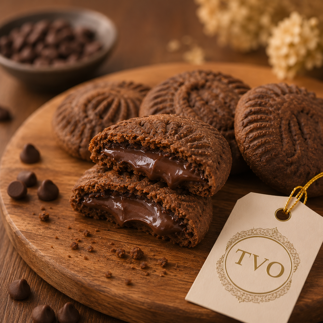 Center Filled Choco-Cookies 75g