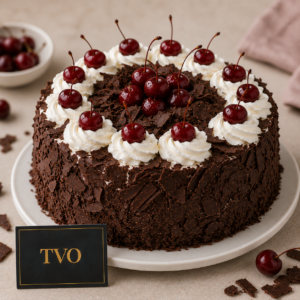 Choco Flakes Black Forest Cake – premium freshly handmade gift, delivered across India