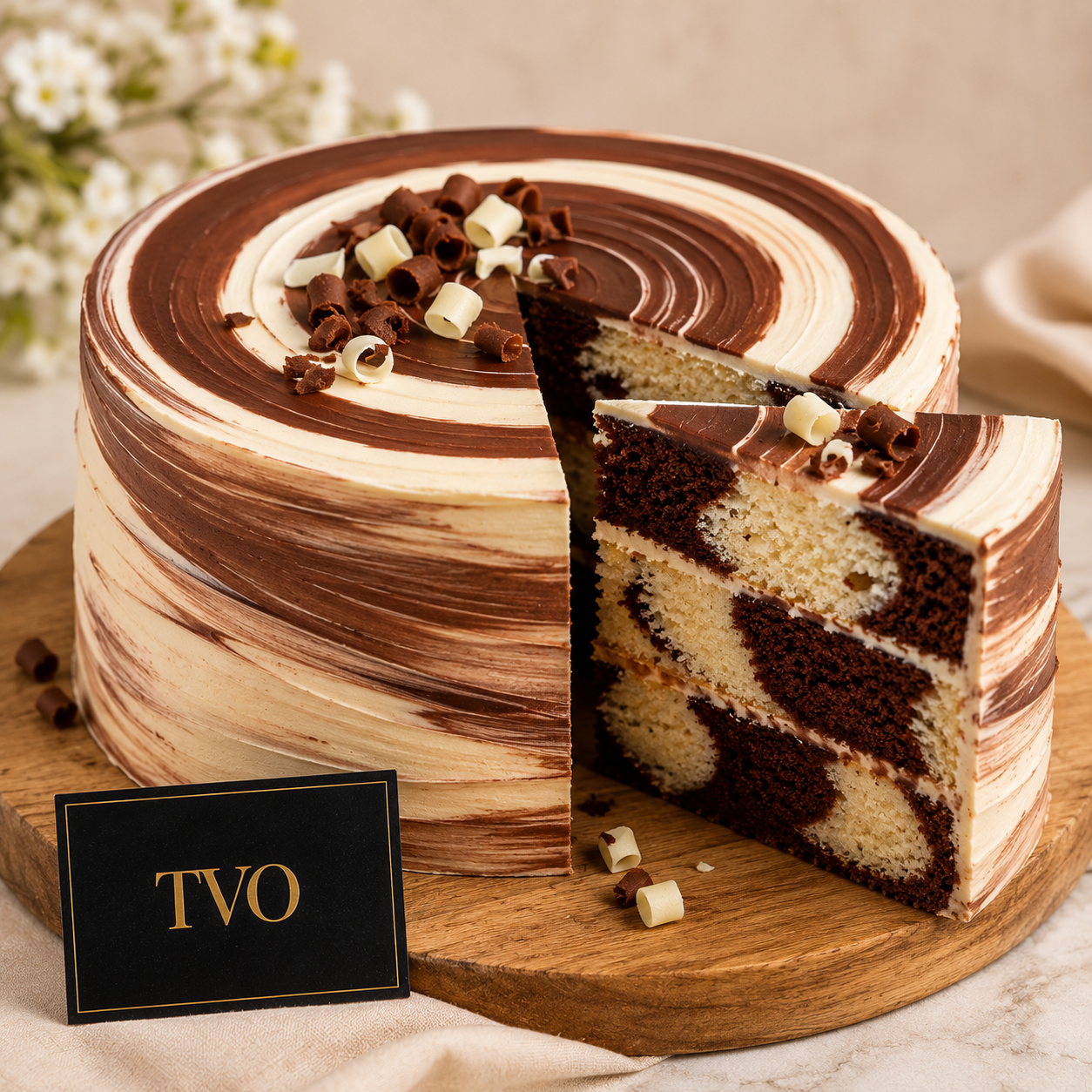 Choco-Vanilla Cake premium gift