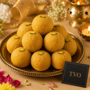 Classic Besan Ladoo – Traditional Indian Sweet Delight – premium freshly handmade gift, delivered across India