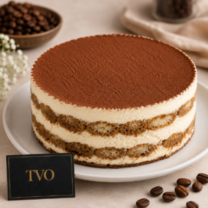 Eggless Tiramisu Cake – premium freshly handmade gift, delivered across India