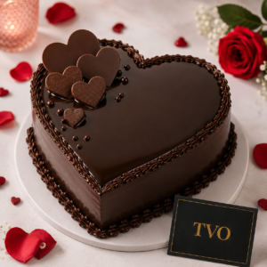 Hearts Of Love Chocolate Cake – premium freshly handmade gift, delivered across India