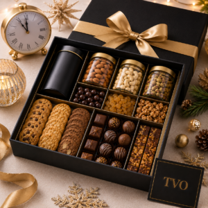 New Year Gourmet Delight Box – premium freshly handmade gift, delivered across India