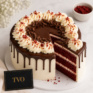 Red Velvet Choco Truffle Cake – premium freshly handmade gift, delivered across India