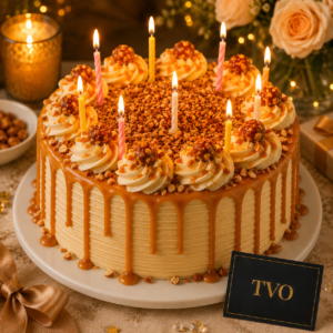 Special Butterscotch Birthday Cake – premium freshly handmade gift, delivered across India