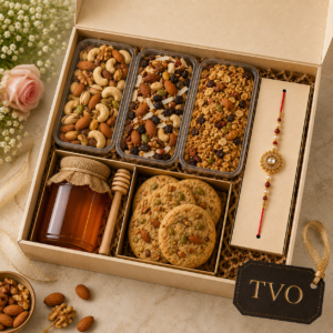 Healthy Rakhi Hamper – premium freshly handmade gift, delivered across India