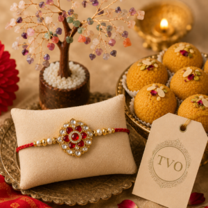 Wishing Tree Rakhi With Besan Laddoo